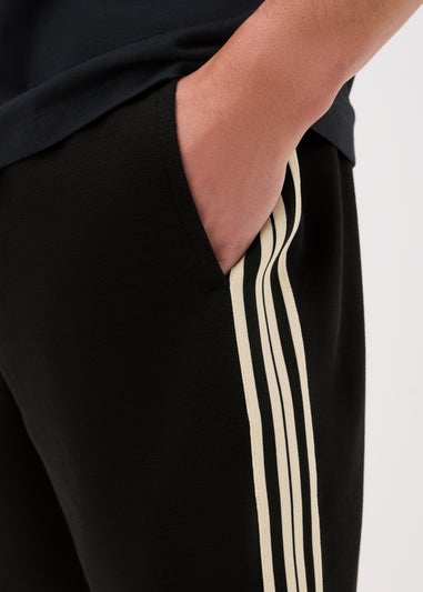 Black Smart Tape Co-Ord Shorts