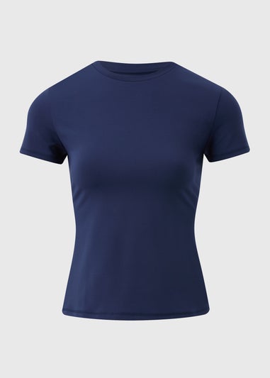 Souluxe Navy Fitted T-Shirt