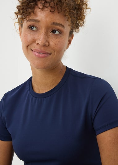 Souluxe Navy Fitted T-Shirt