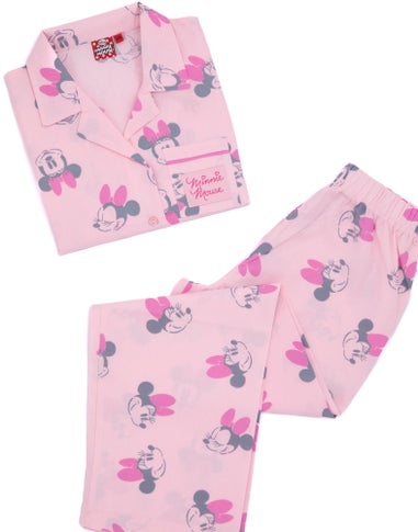 Disney Girls Pink Minnie Mouse Pyjama Set (7 - 13 Years)