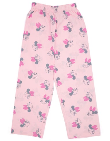 Disney Girls Pink Minnie Mouse Pyjama Set (7 - 13 Years)