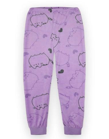 Pusheen Girls Purple All Over Print Pyjama Set (9 - 14 Years)