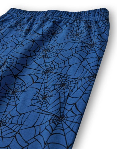 Marvel Boys Blue Spider Man Front Print Pyjama Set (2 - 8 Years)