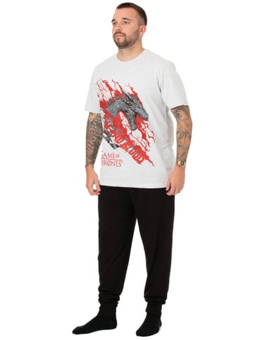 Game of Thrones White Dragon Graphic Pyjama Set