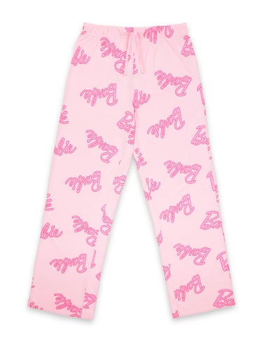 Barbie Pink Logo All Over Print Pyjama Set