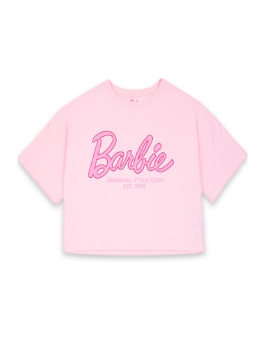 Barbie Pink Logo All Over Print Pyjama Set