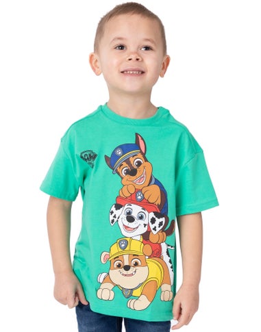 Paw Patrol Boys Multicoloured Character Pack of 3 T-Shirts (2 - 7 Years)