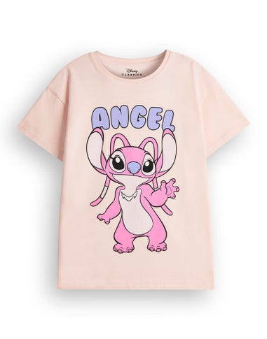 Disney Girls Multicoloured Stitch & Angel 2 Pack T-Shirts (5 - 14 Years)