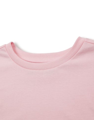 Hello Kitty Pink Club Cropped Short Sleeved T-Shirt