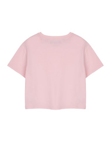 Hello Kitty Pink Club Cropped Short Sleeved T-Shirt