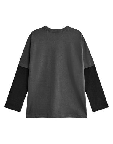 Hot Wheels Boys Grey Flame Logo Long Sleeved T-Shirt (3 - 12 Years)