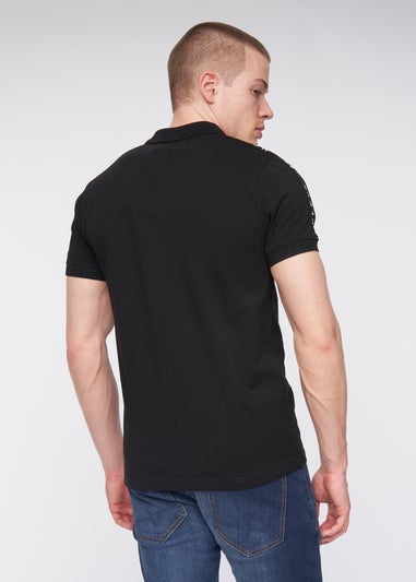 Henleys Black Tapehen Polo