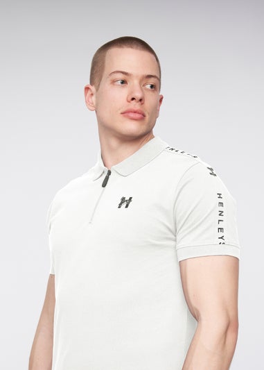 Henleys White Tapehen Polo