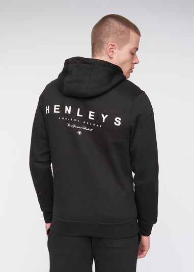 Henleys Black Metafone Hoodie