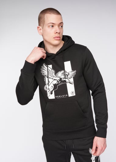 Henleys Black  Curveball Hoodie