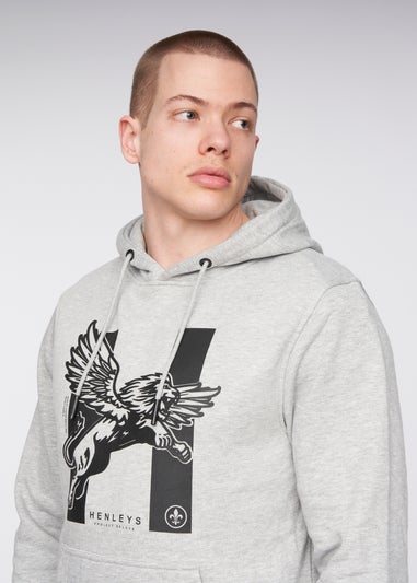 Henleys Grey Curveball Hoodie