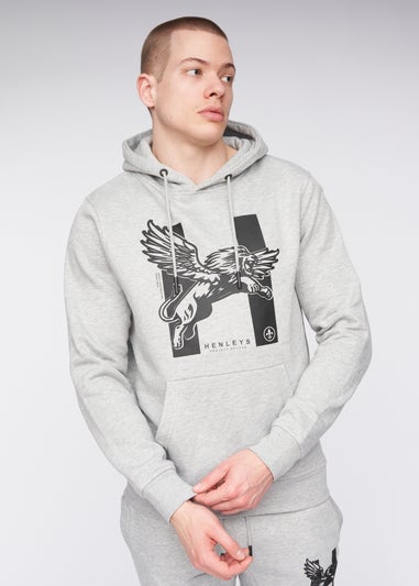 Henleys Grey Curveball Hoodie