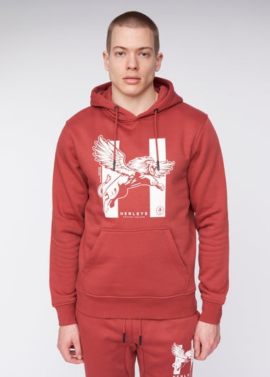 Henleys Red  Curveball Hoodie