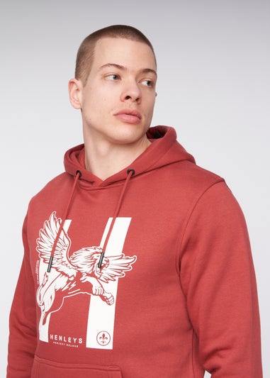 Henleys Red  Curveball Hoodie