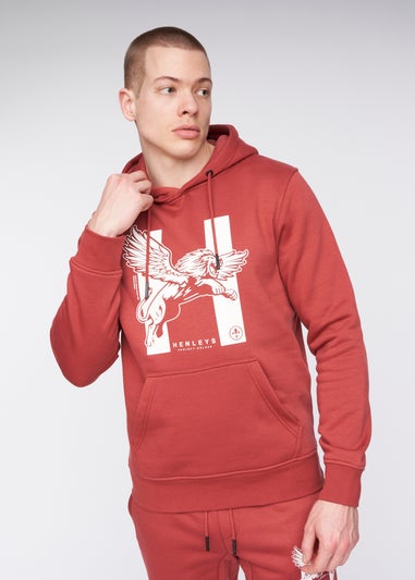 Henleys Red  Curveball Hoodie