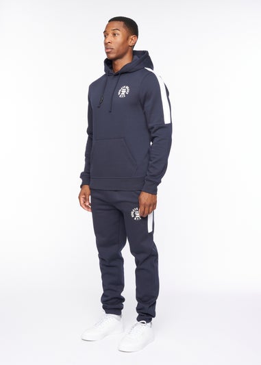 Henleys Navy  Calyer Hoodie