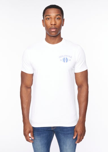 Henleys Optic White Edgeton T-Shirt