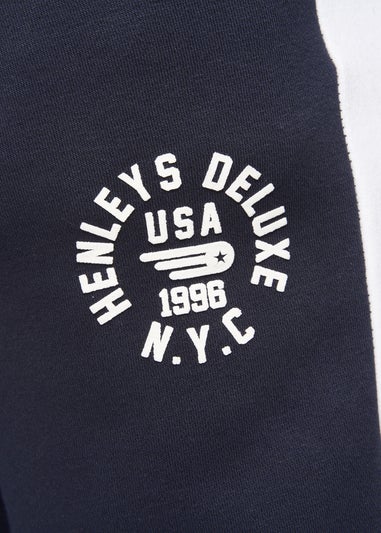 Henleys Navy  Calyer Joggers