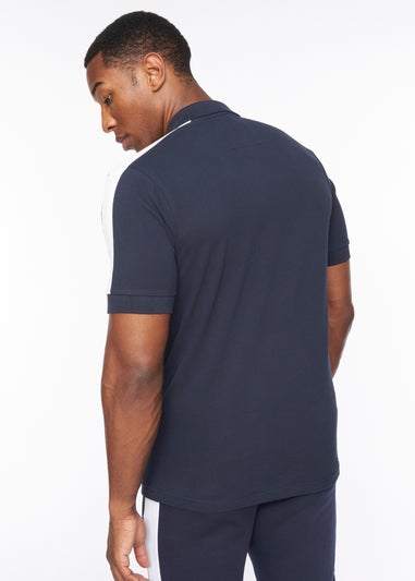 Henleys Navy Calyer Polo