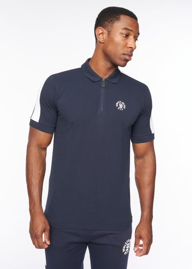 Henleys Navy Calyer Polo