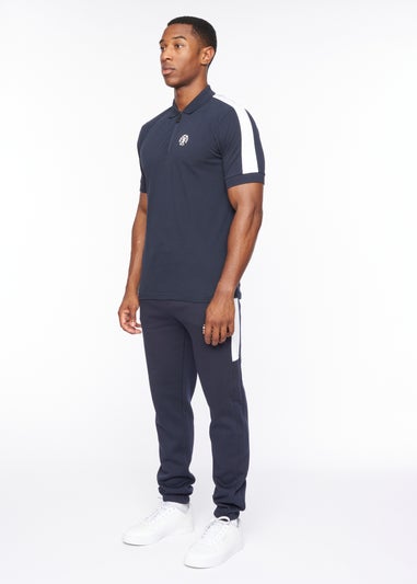 Henleys Navy Calyer Polo