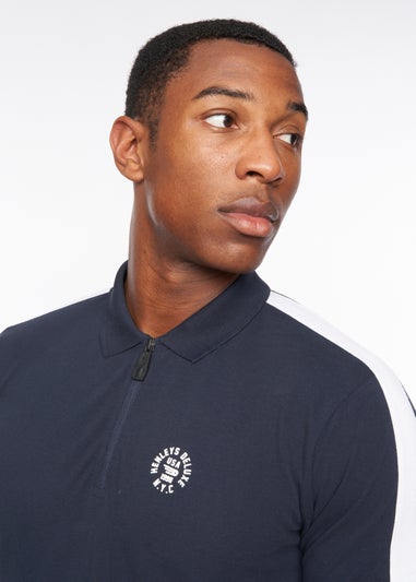 Henleys Navy Calyer Polo