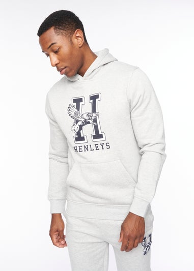 Henleys Grey  Belton Hoodie