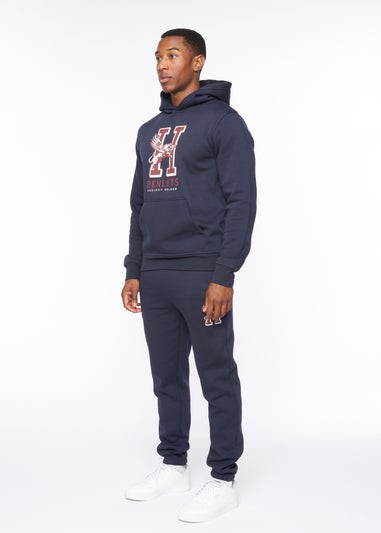 Henleys Navy  Belton Hoodie