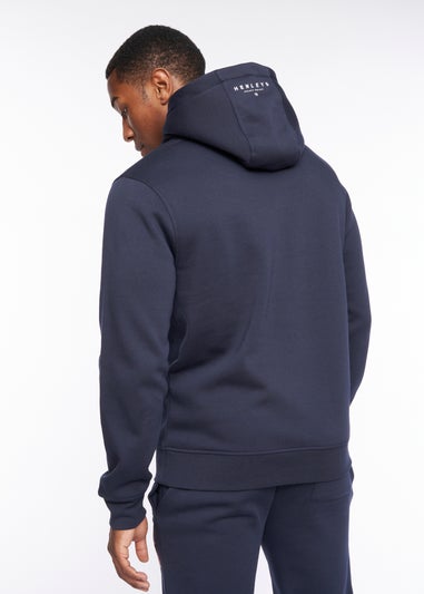 Henleys Navy  Belton Hoodie