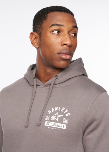 Henleys Dark Grey  Upton Hoodie