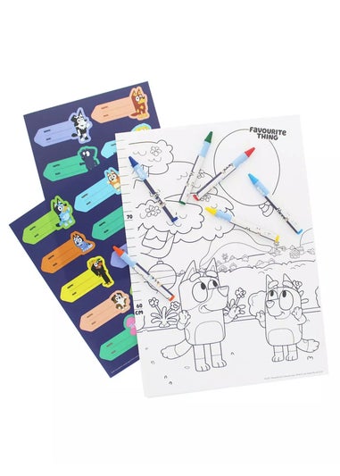 Bluey Blue Height Chart & Reward Chart Bundle