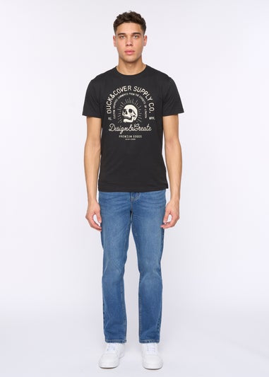 Duck & Cover Denim Blue Hydras Straight Leg Jeans