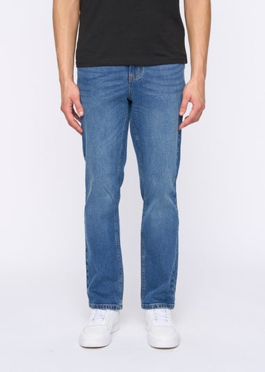 Duck & Cover Denim Blue Hydras Straight Leg Jeans