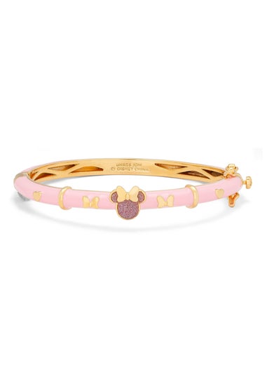 Disney Minnie Mouse Pink & Gold Plated Bracelet