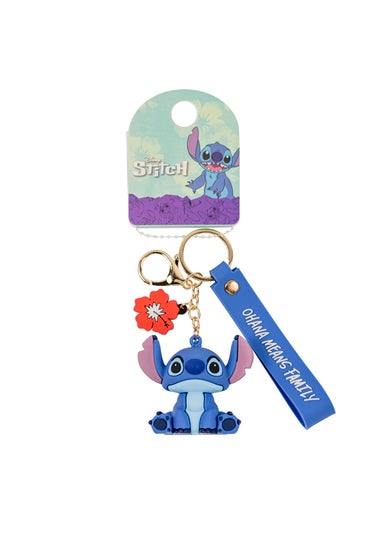 Disney Lilo &  Stitch Blue 3D Keychain