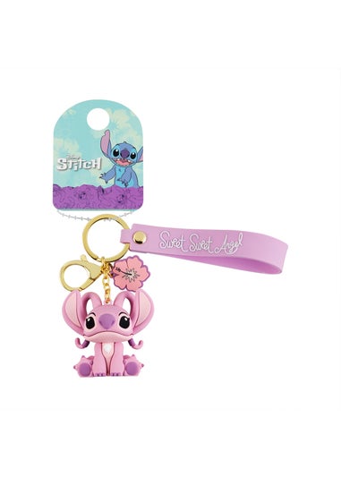 Disney Stitch Pink Angel 3D Vinyl Keychain