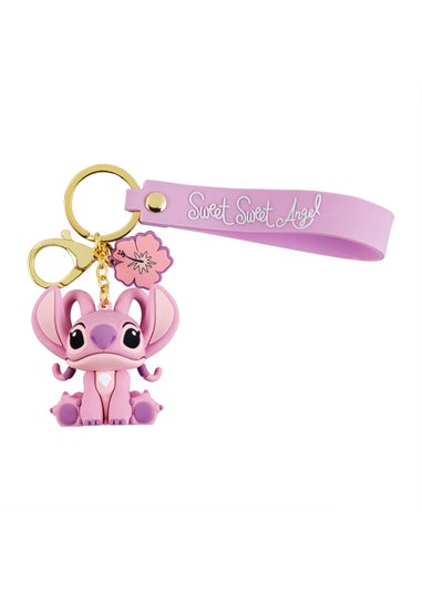 Disney Stitch Pink Angel 3D Vinyl Keychain