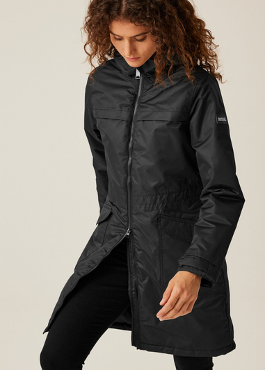 Regatta Black Romine II Waterproof Parka Jacket