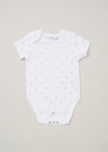 Homegrown Grey Organic Cotton 5-Piece Printed Baby Gift Set (Newborn - 6 Months)