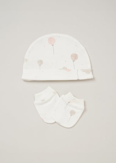 Homegrown Pink Organic Cotton 5-Piece Printed Baby Gift Set (Newborn - 6 Months)