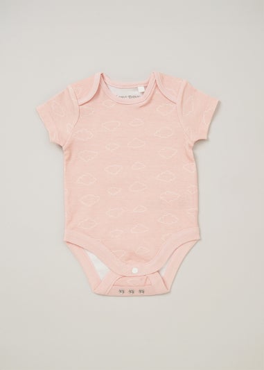 Homegrown Pink Organic Cotton 5-Piece Printed Baby Gift Set (Newborn - 6 Months)