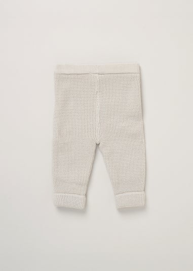 Rock a Bye Baby Knit Cardigan with Sherpa Lining & Double Knit Trousers Set (Newborn - 12 months)