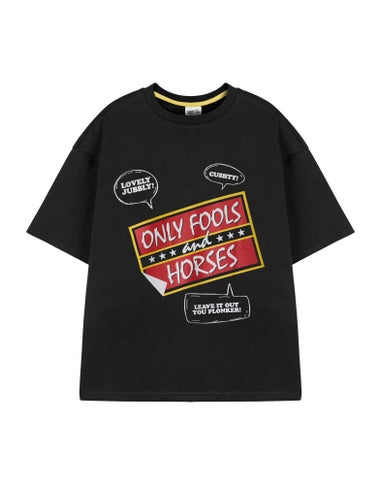 Only Fools And Horses Black Logo Pyjama Set