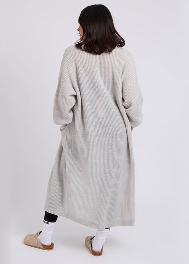 Urban Bliss Grey Chunky Longline Cardigan