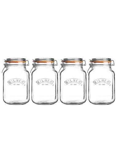 Kilner Clip Top Square Jar